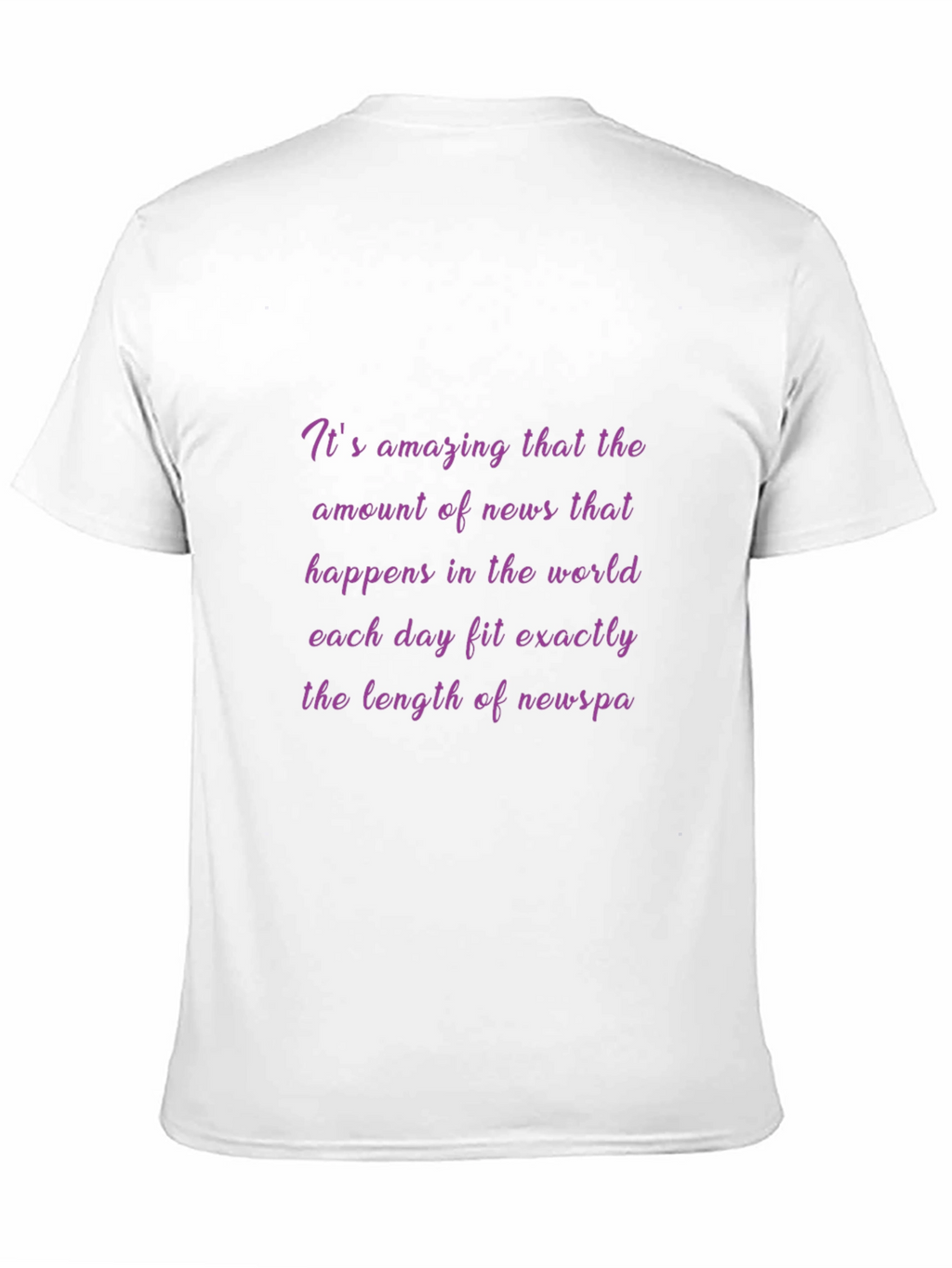 News Humor T-Shirt - Its Amazing News!