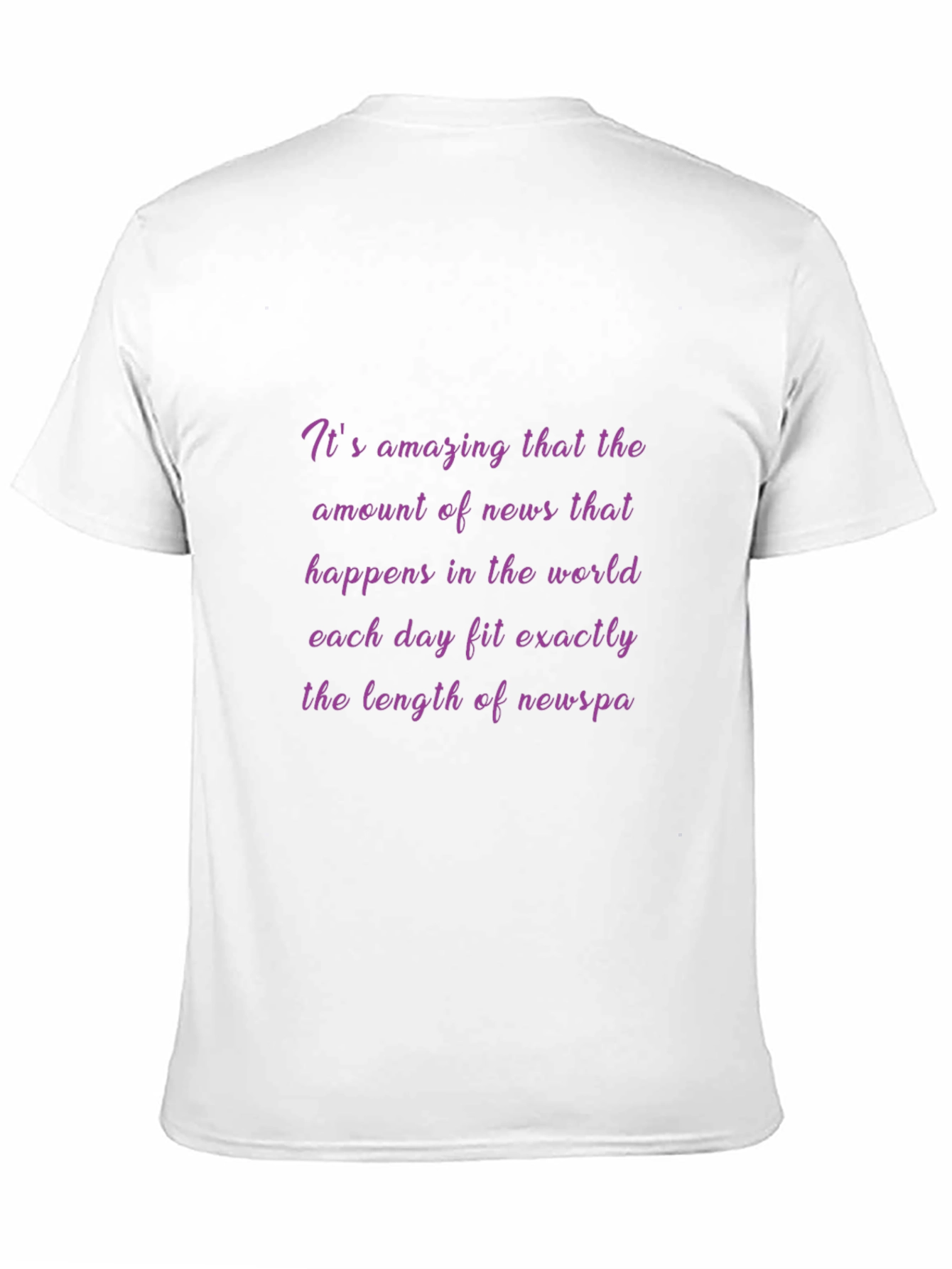 News Humor T-Shirt - Its Amazing News!