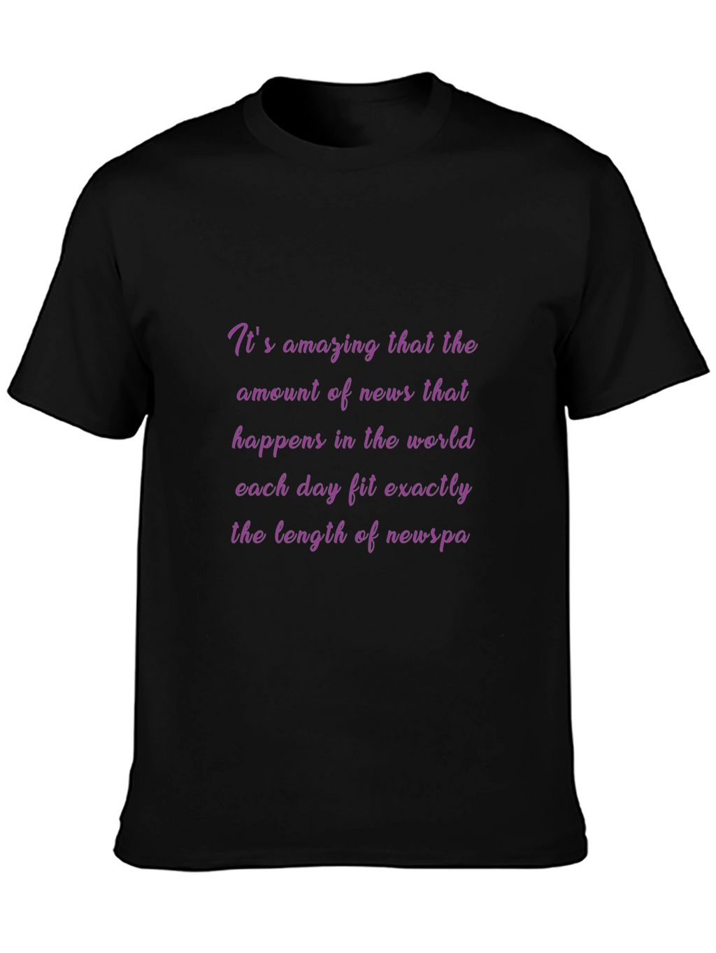 News Humor T-Shirt - Its Amazing News!