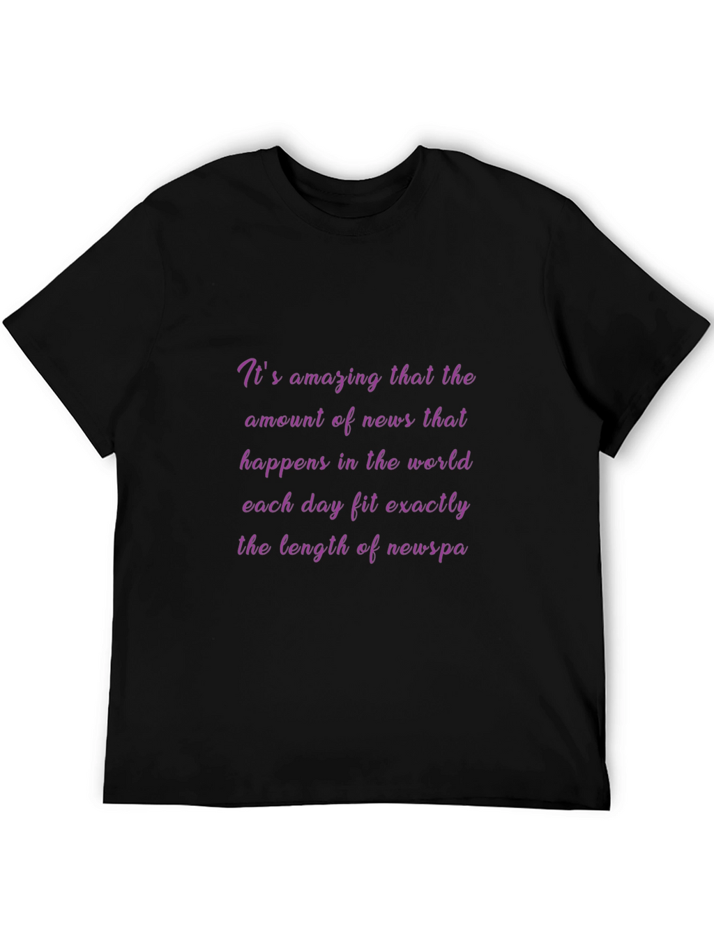 News Humor T-Shirt - Its Amazing News!