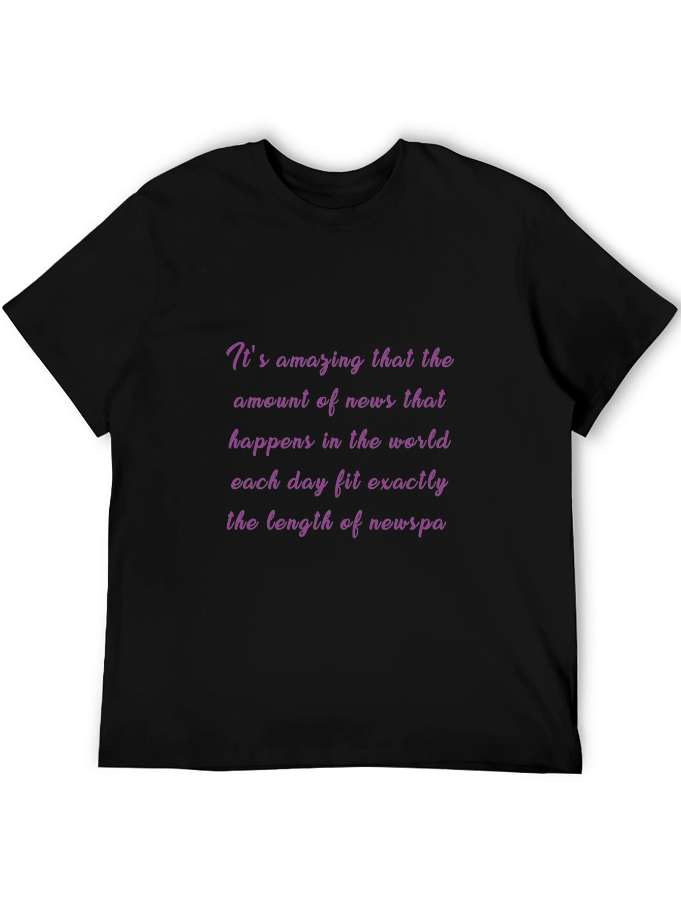 News Humor T-Shirt - Its Amazing News!