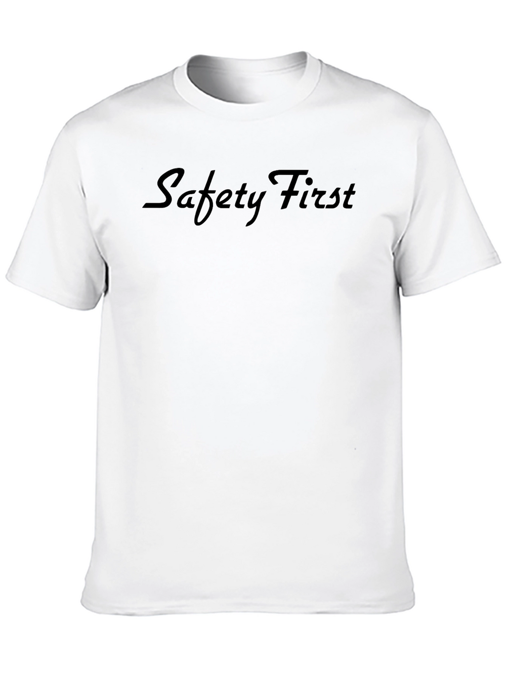 Safety First Black T-Shirt