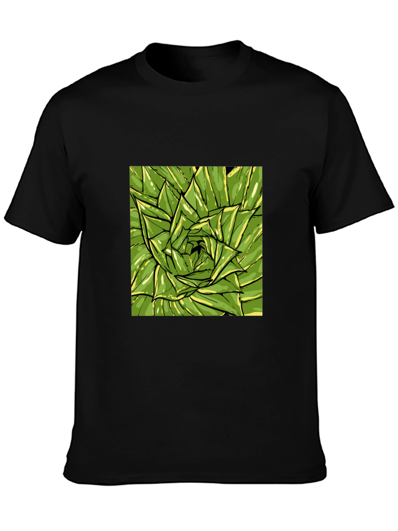 Green Succulent Graphic Tee