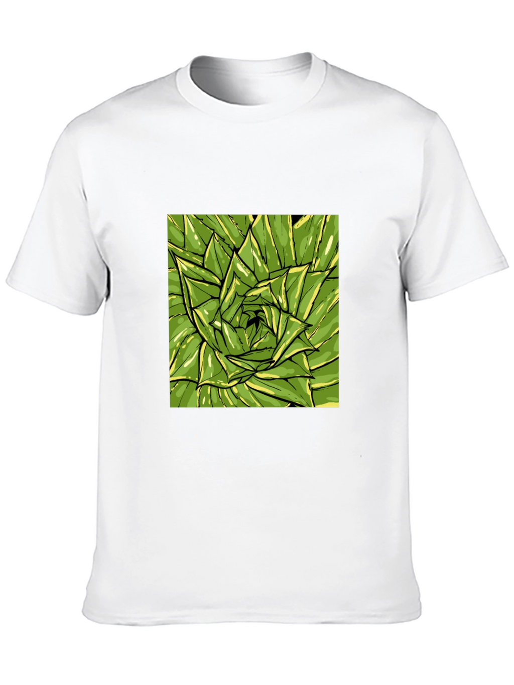 Green Succulent Graphic Tee