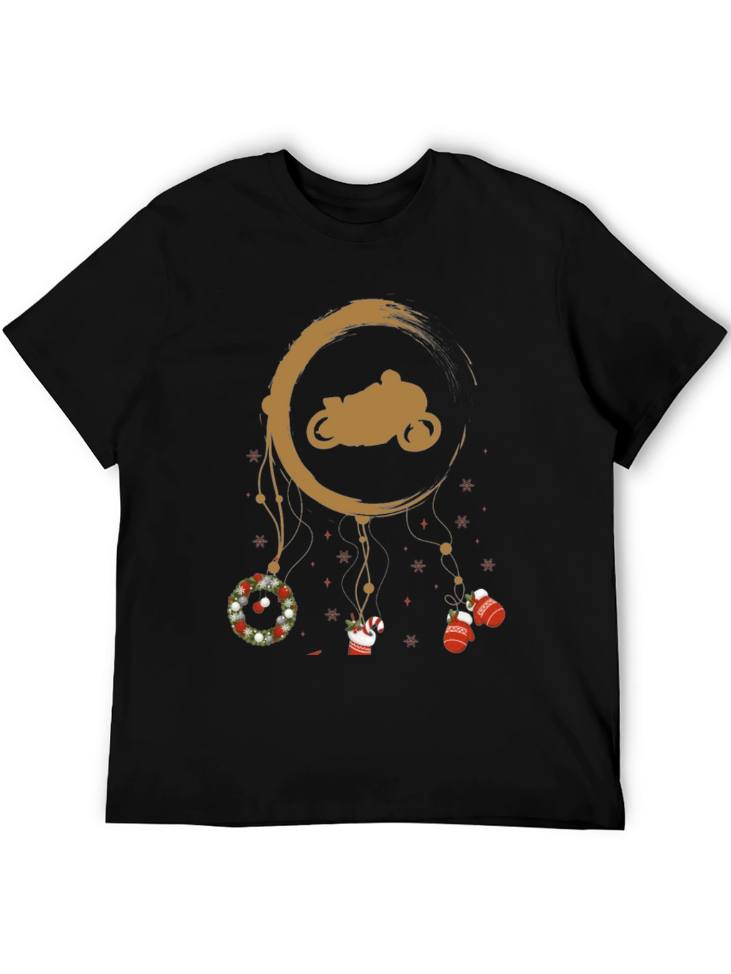 Motorcycle Christmas Dreamcatcher T-Shirt