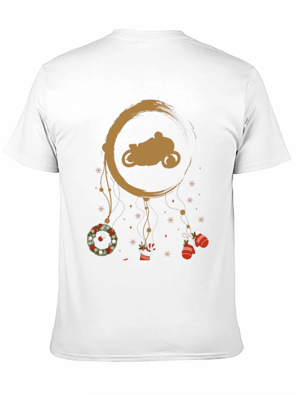 Motorcycle Christmas Dreamcatcher T-Shirt