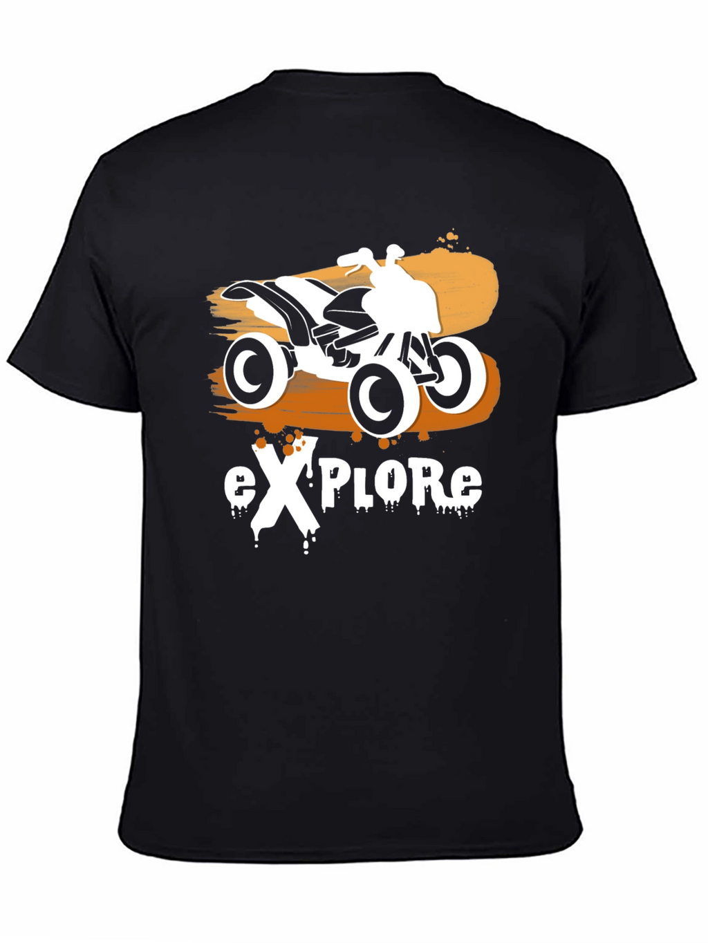 Explore ATV Graphic Black T-Shirt