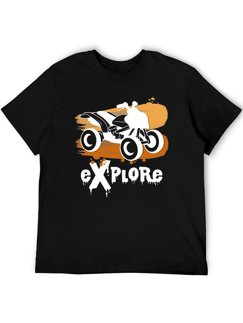 Explore ATV Graphic Black T-Shirt
