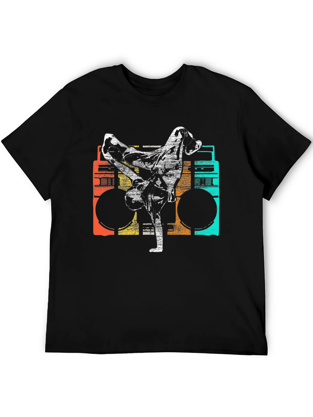 Retro Boombox Dancer T-Shirt