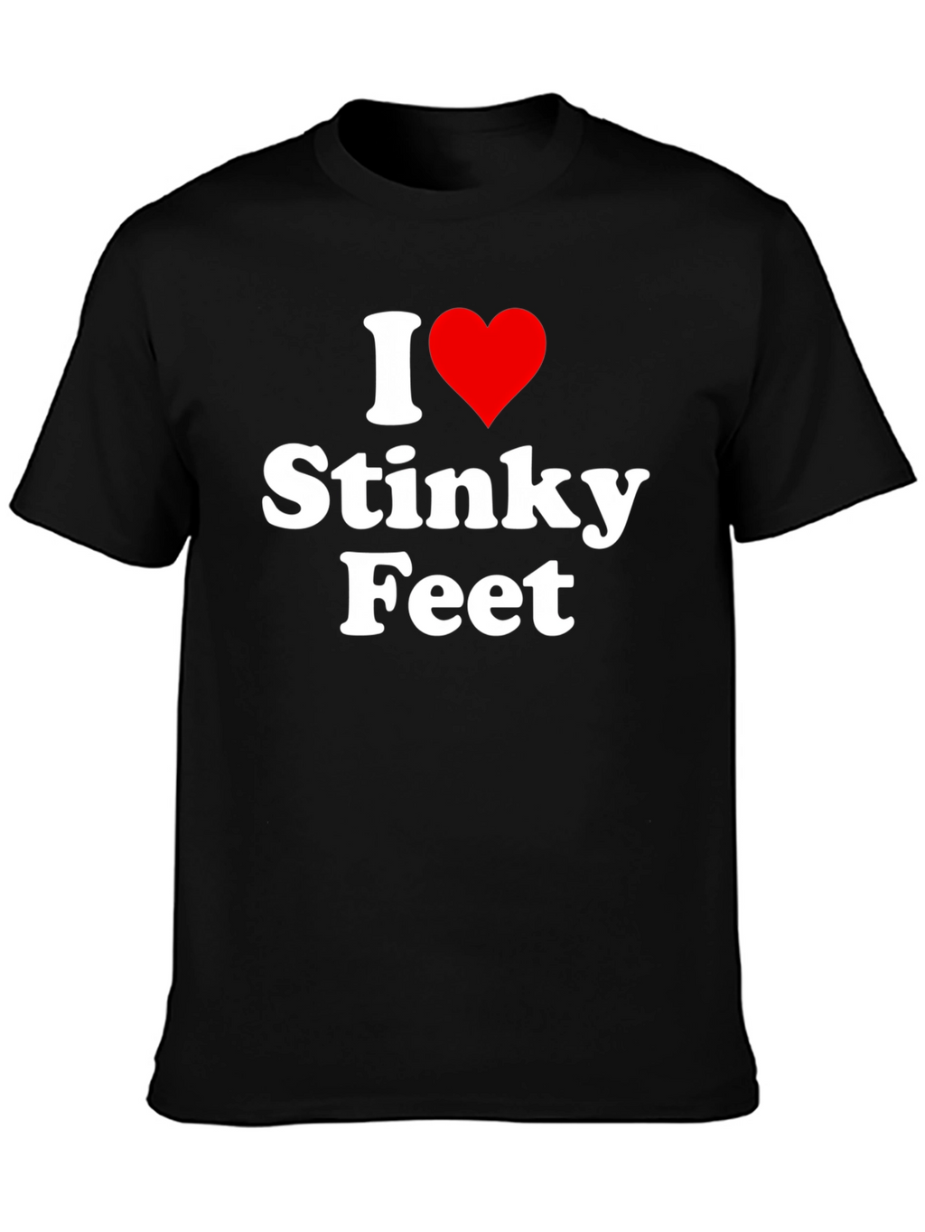 I Heart Stinky Feet Graphic T-Shirt