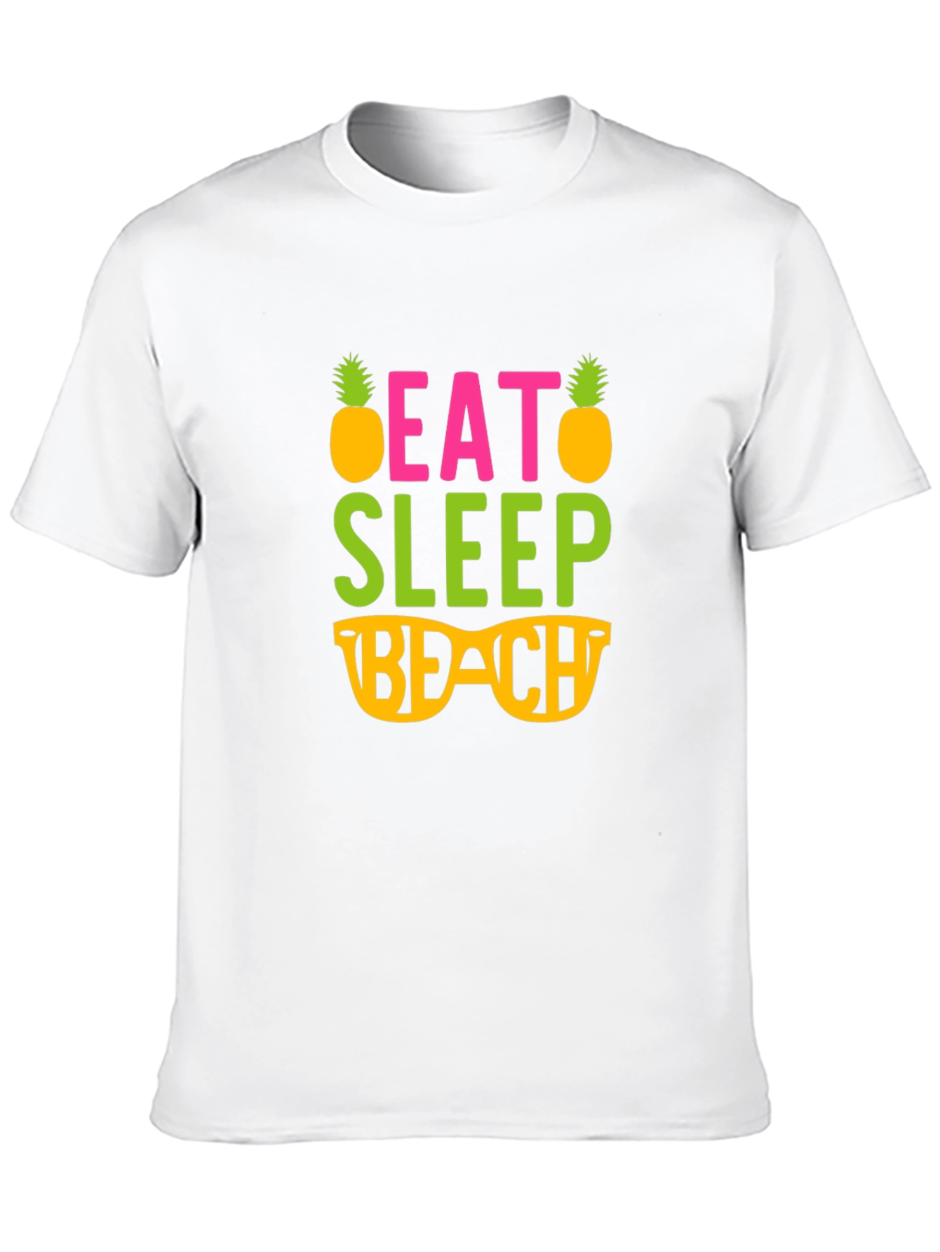 Eat Sleep Beach Graphic T-Shirt