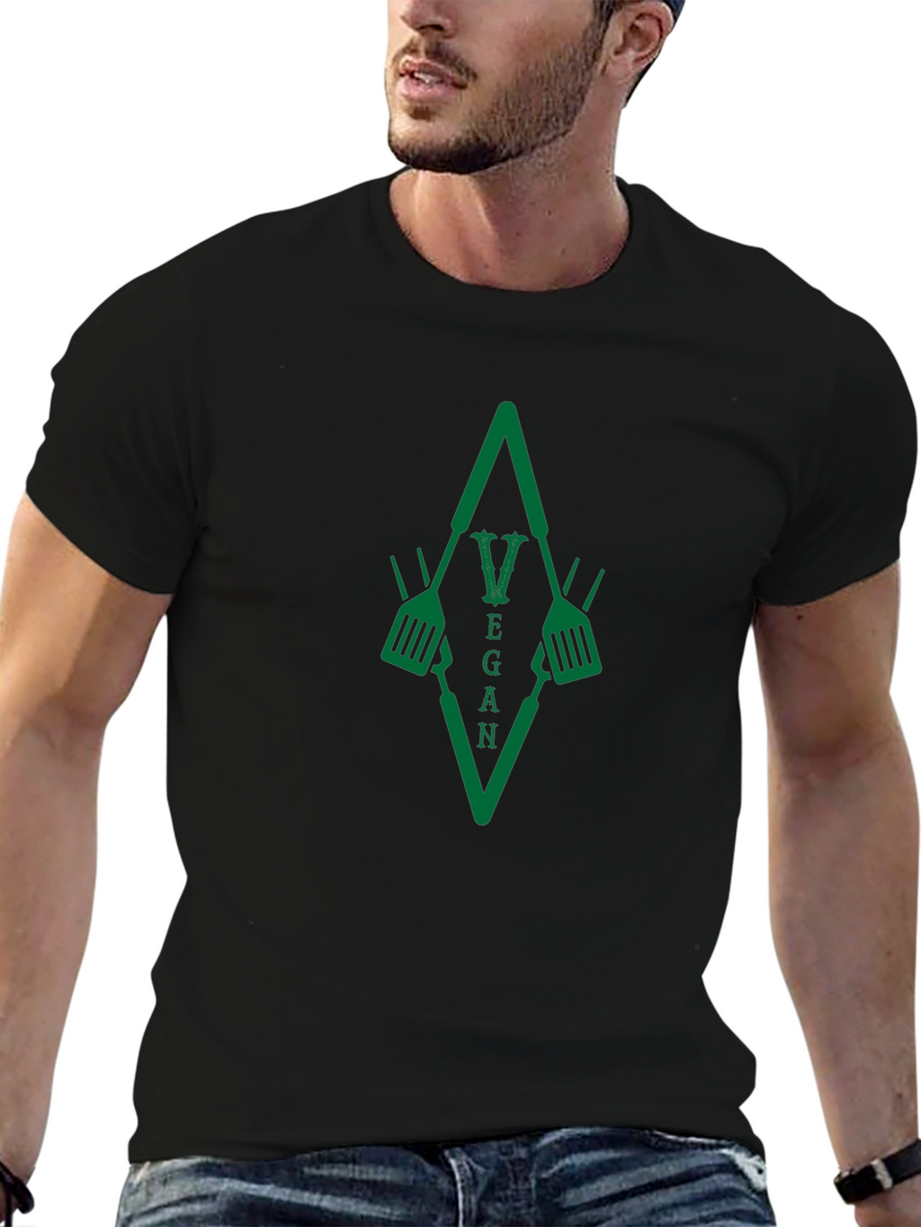 Vegan Grilling T-Shirt - Black
