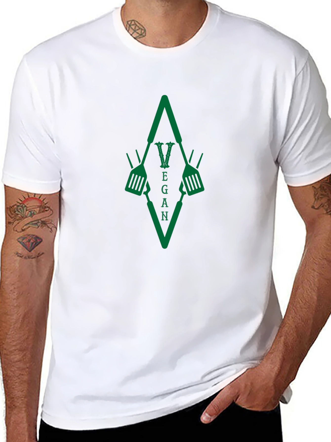 Vegan Grilling T-Shirt - Black