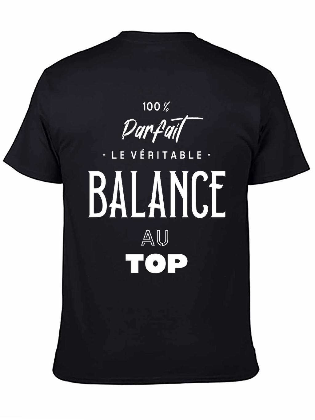 Parfait Balance Black Graphic Tee