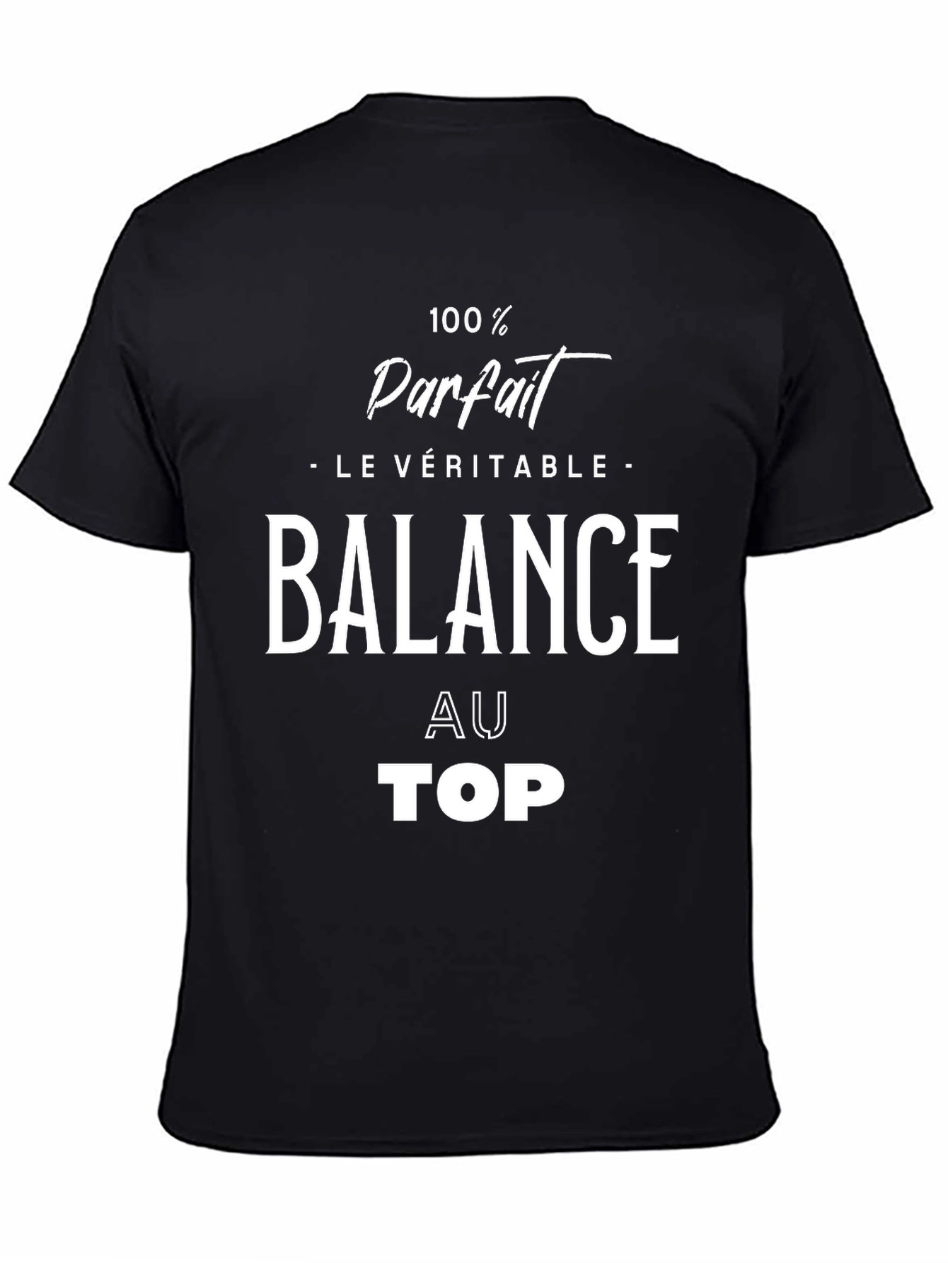 Parfait Balance Black Graphic Tee