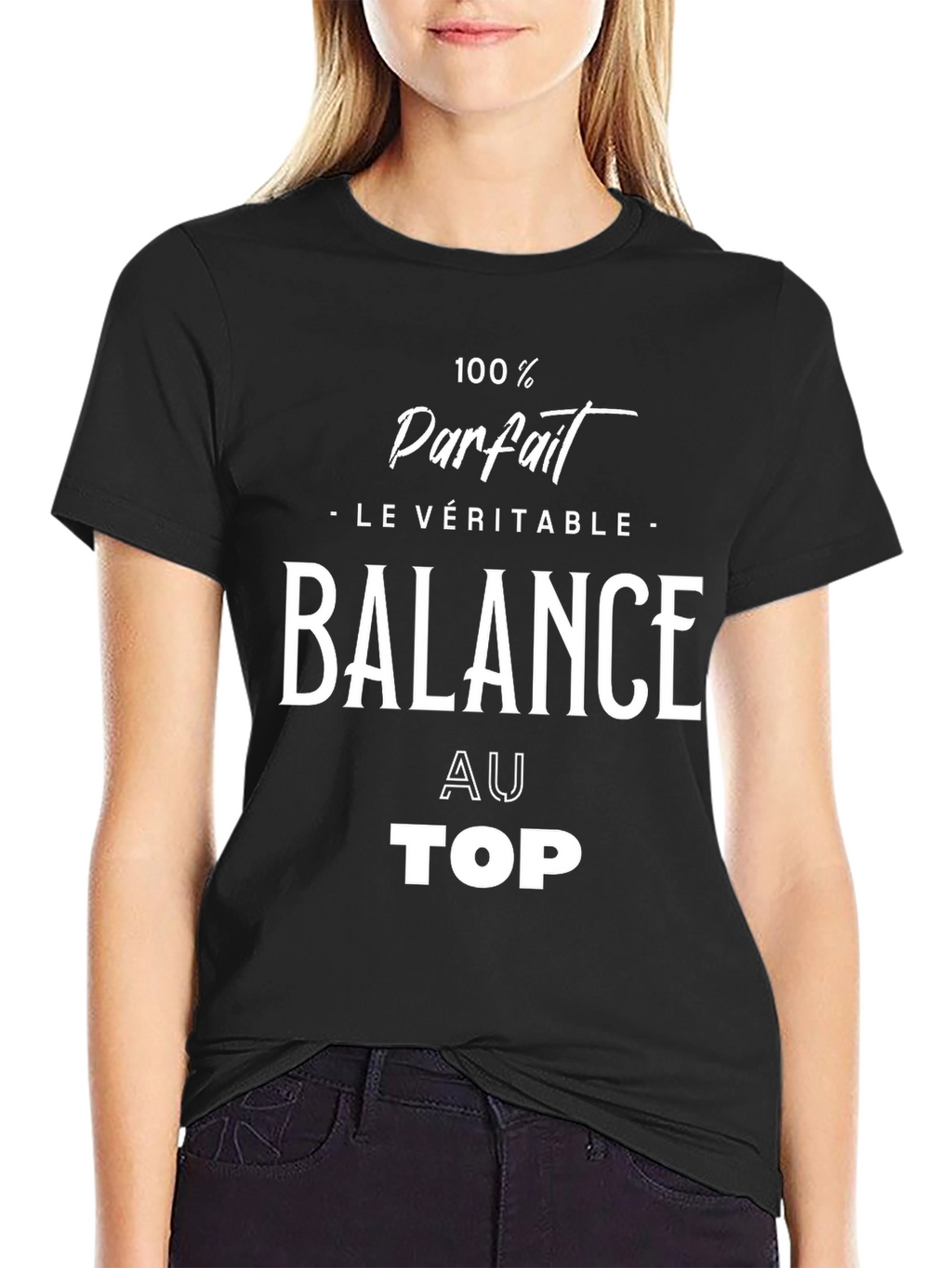 Parfait Balance Black Graphic Tee