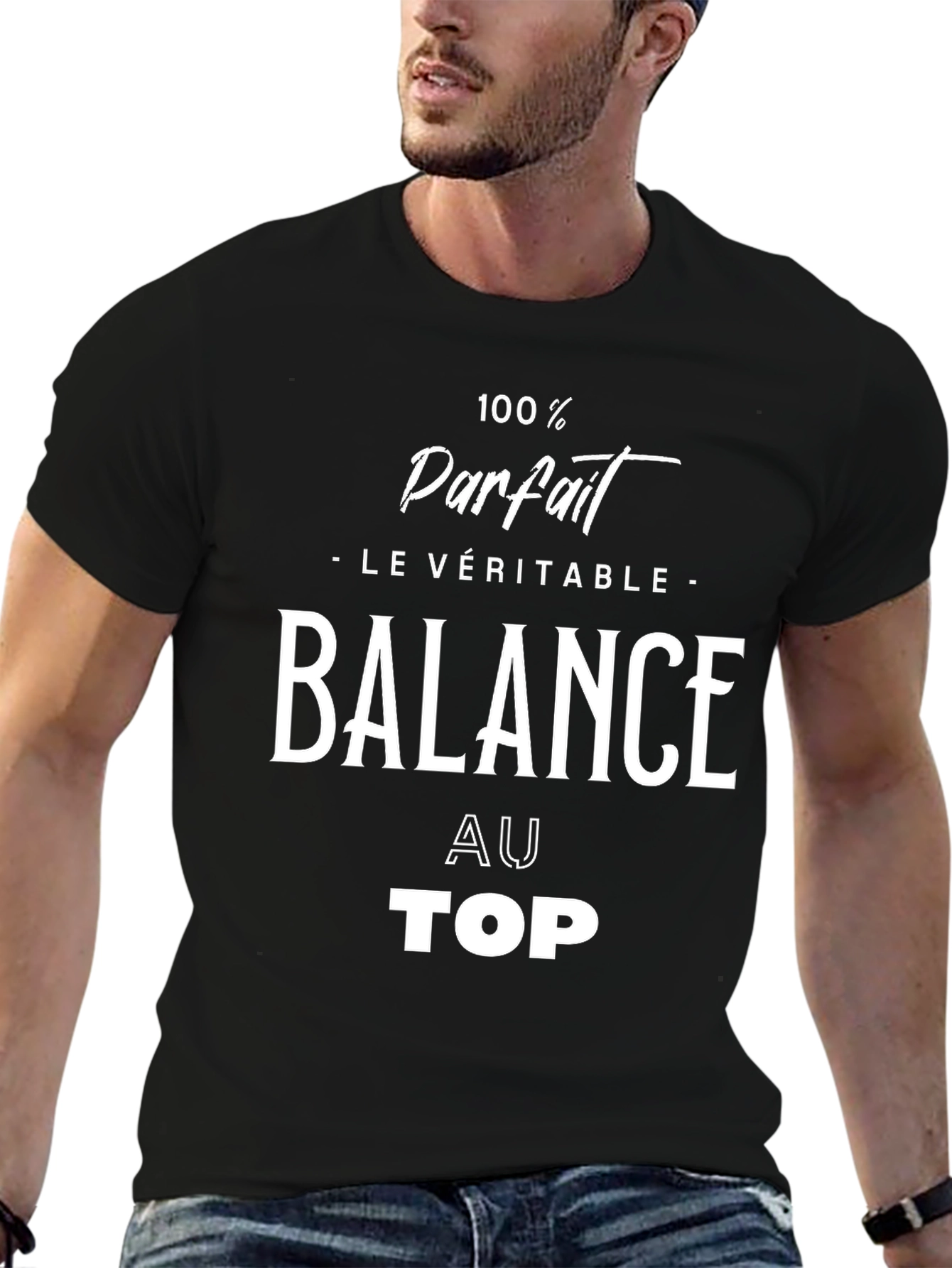 Parfait Balance Black Graphic Tee
