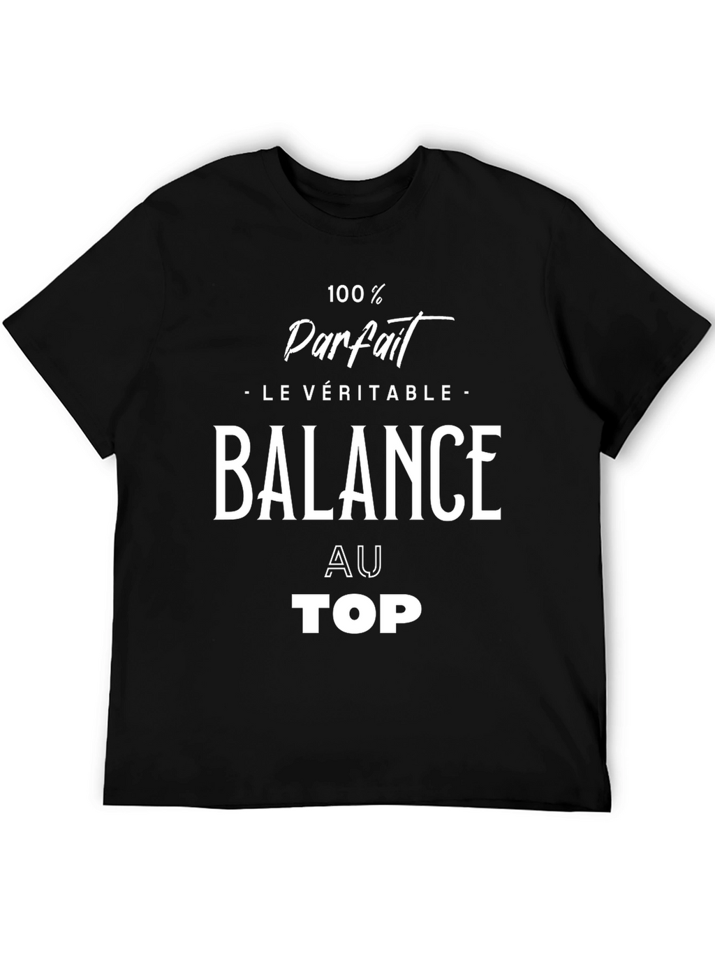 Parfait Balance Black Graphic Tee