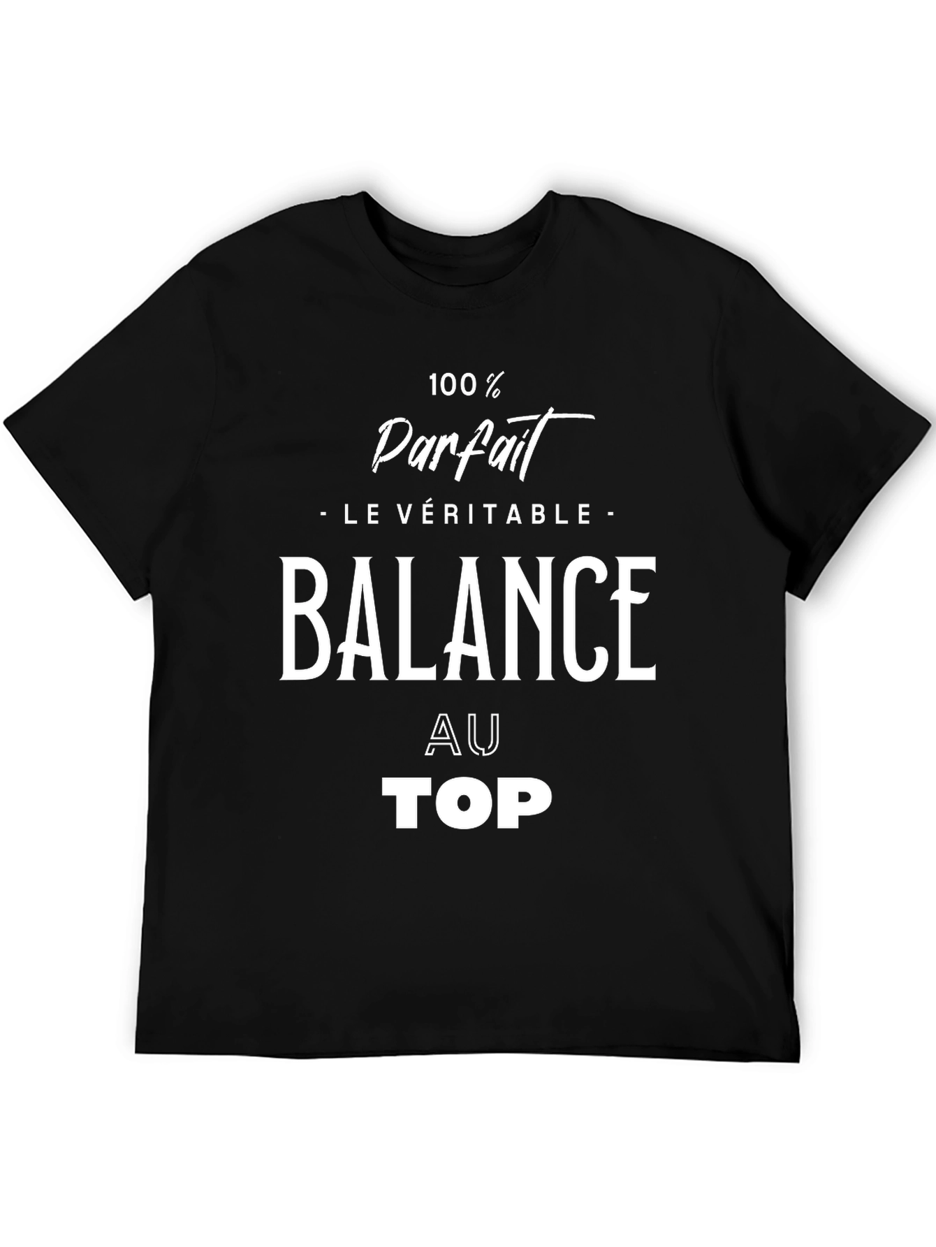 Parfait Balance Black Graphic Tee