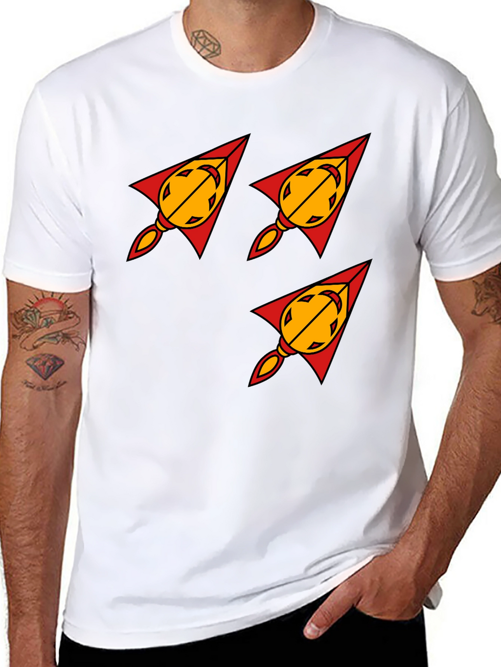 Rocket Arrow T-Shirt - Bold Graphic Tee