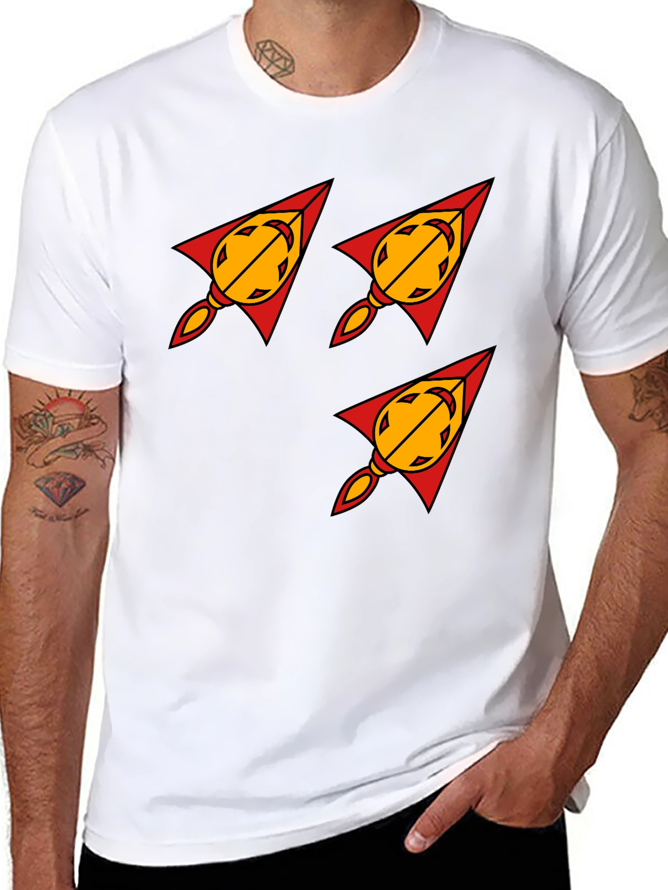 Rocket Arrow T-Shirt - Bold Graphic Tee