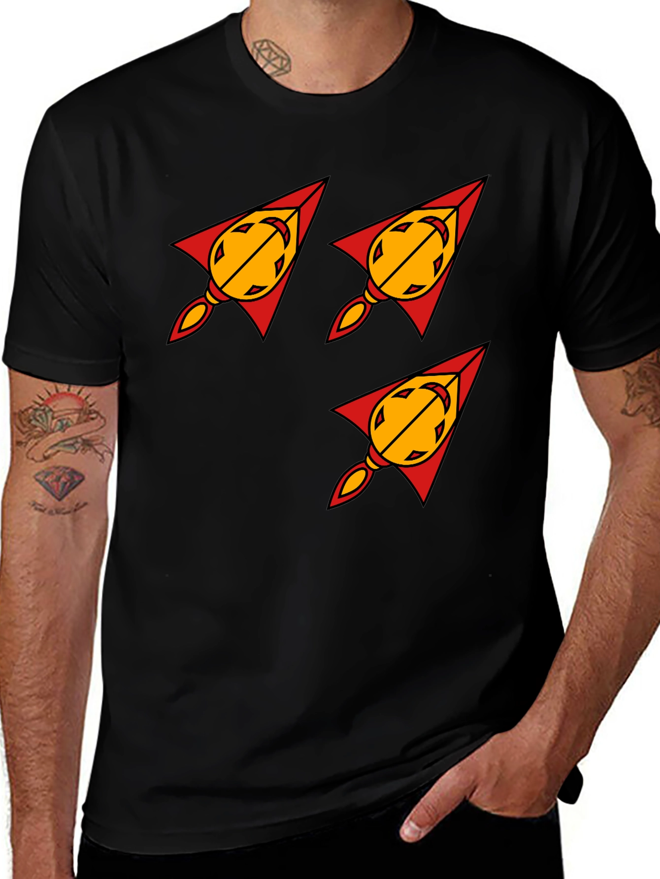 Rocket Arrow T-Shirt - Bold Graphic Tee