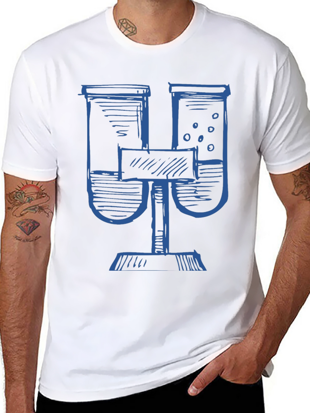 Science Beaker Graphic T-Shirt - Unisex