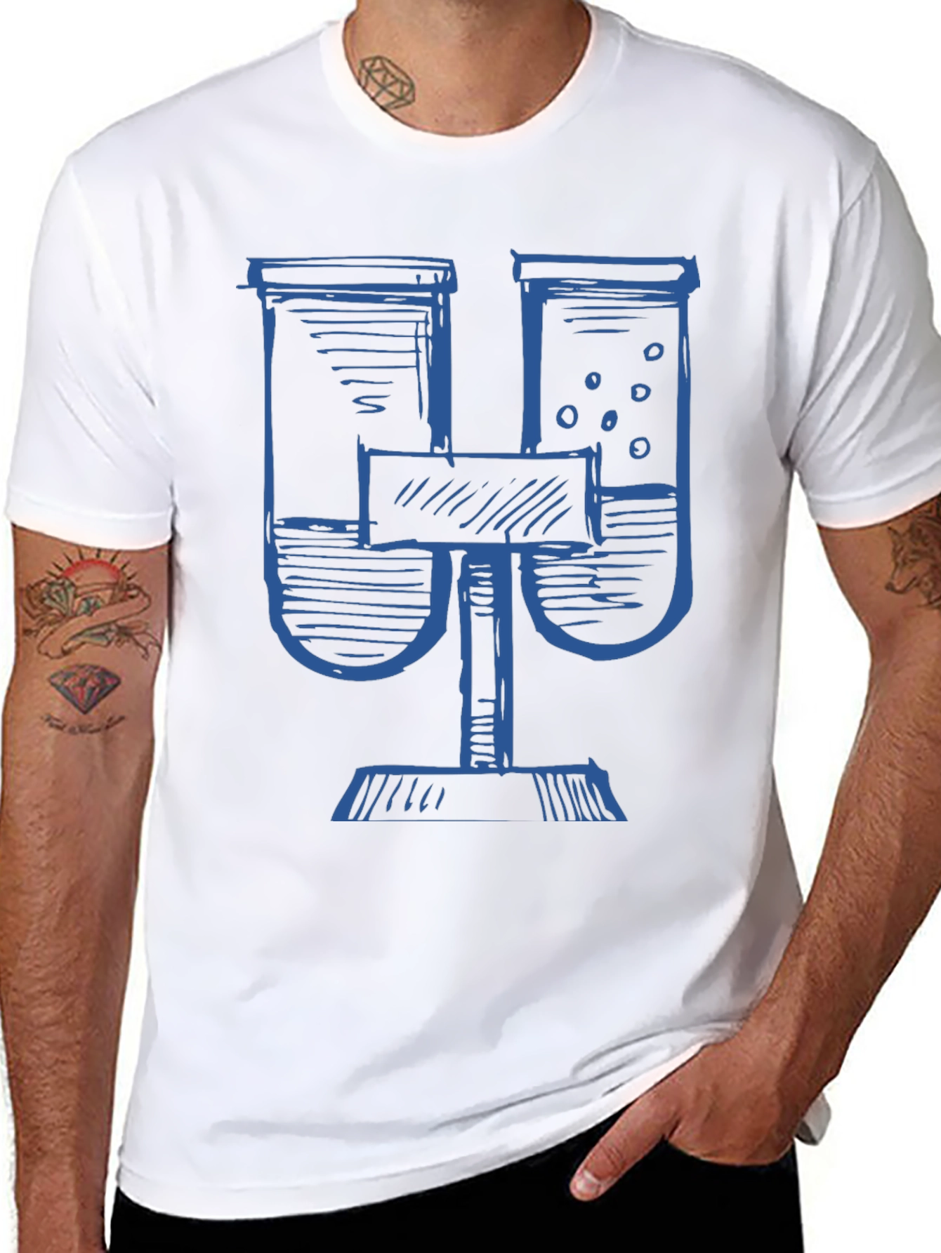 Science Beaker Graphic T-Shirt - Unisex