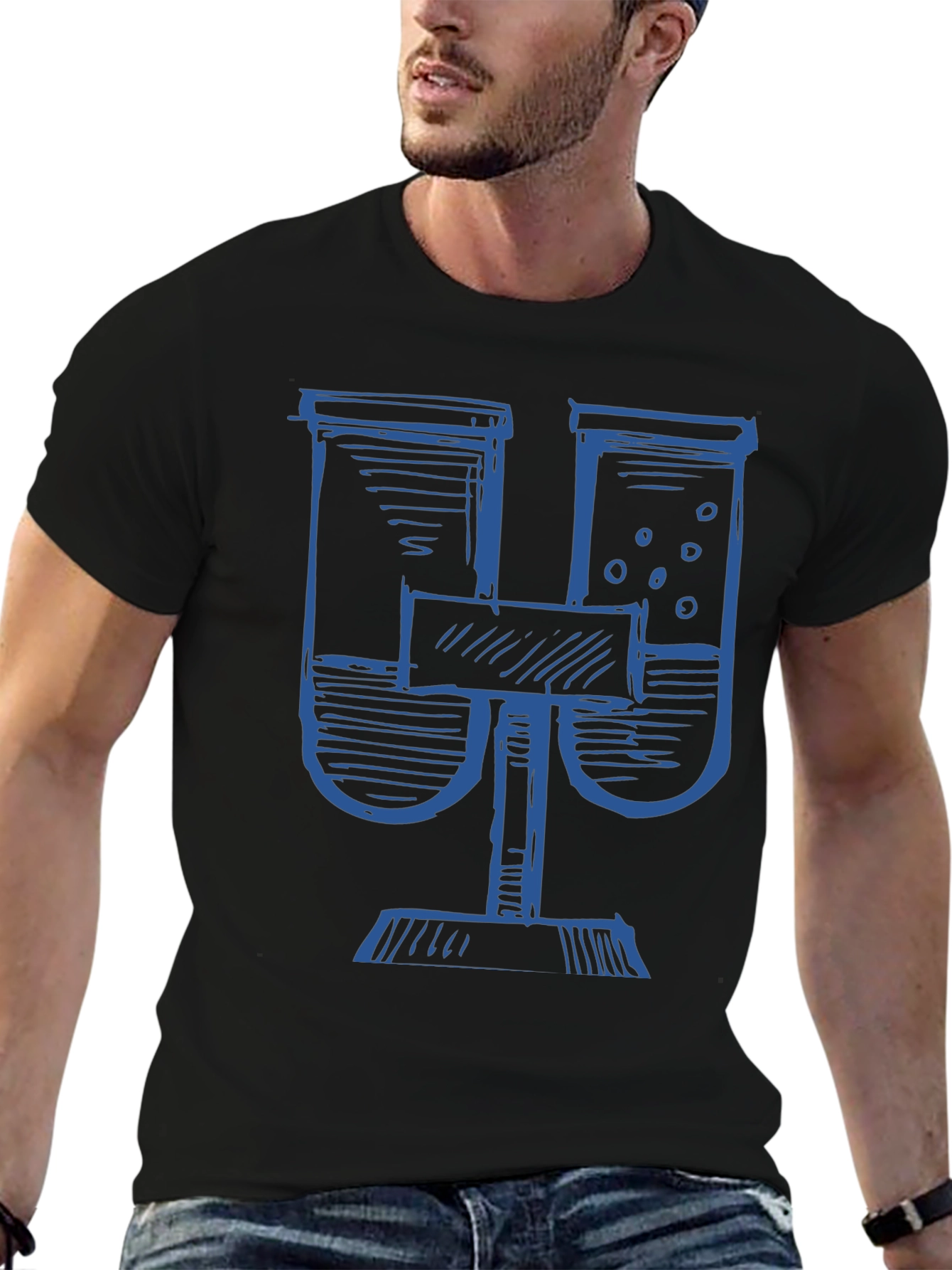 Science Beaker Graphic T-Shirt - Unisex
