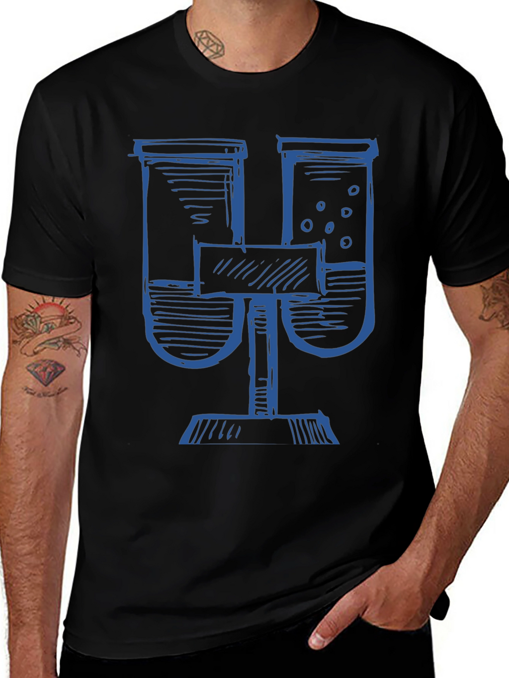 Science Beaker Graphic T-Shirt - Unisex