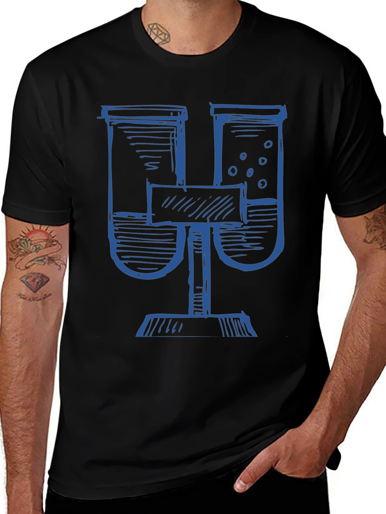 Science Beaker Graphic T-Shirt - Unisex