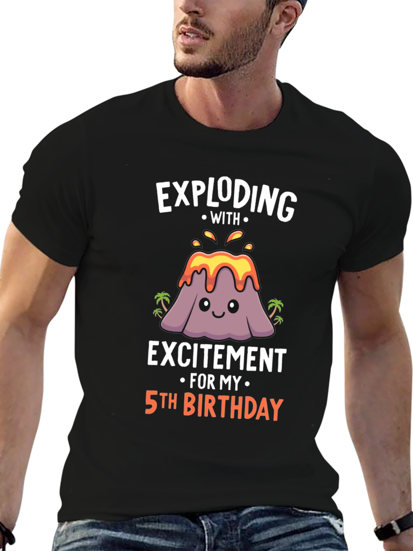 Exploding with Excitement 5th Birthday T-Shirt