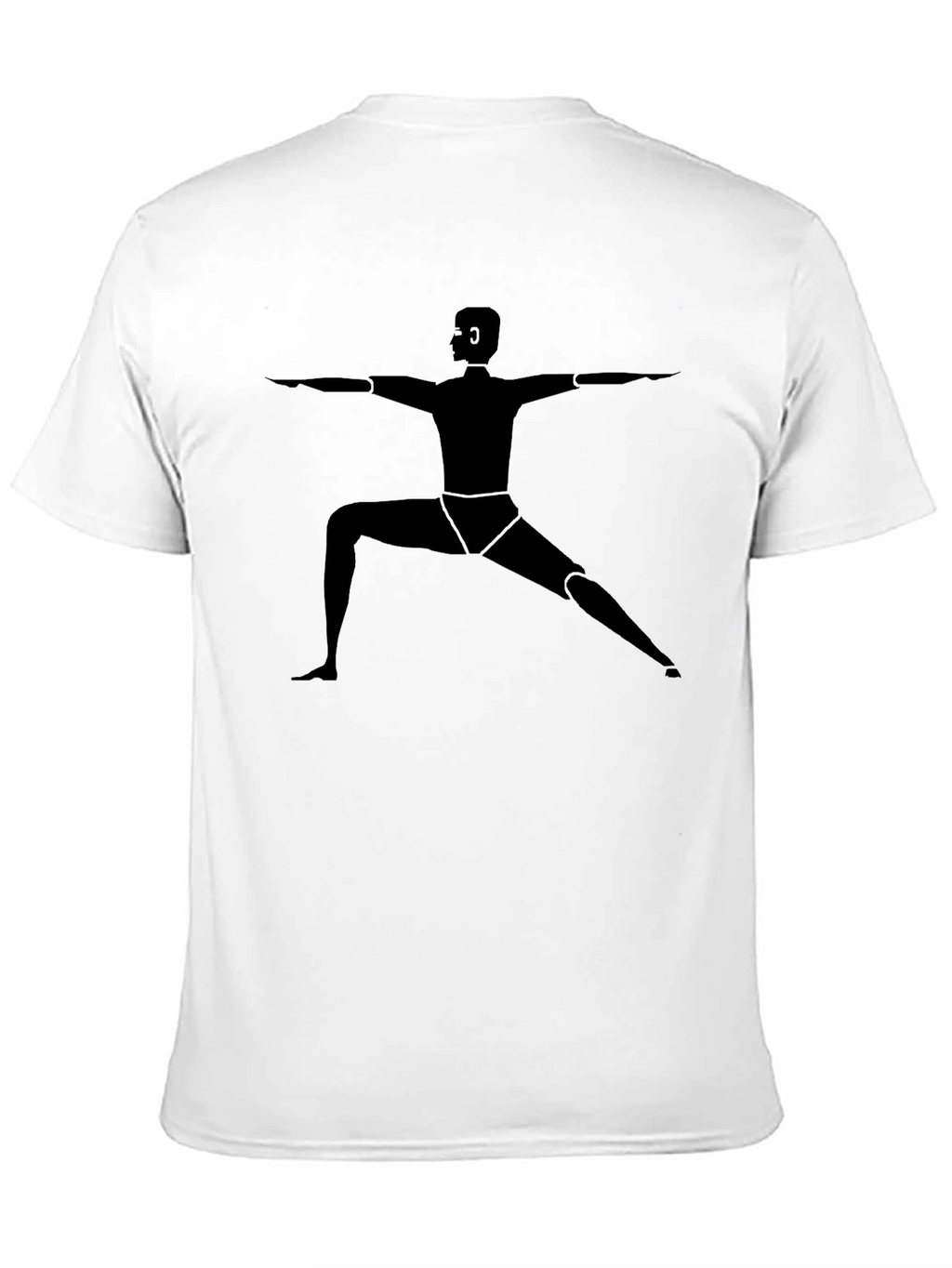 Warrior Pose Graphic Tee - Yoga Inspired T-Shirt