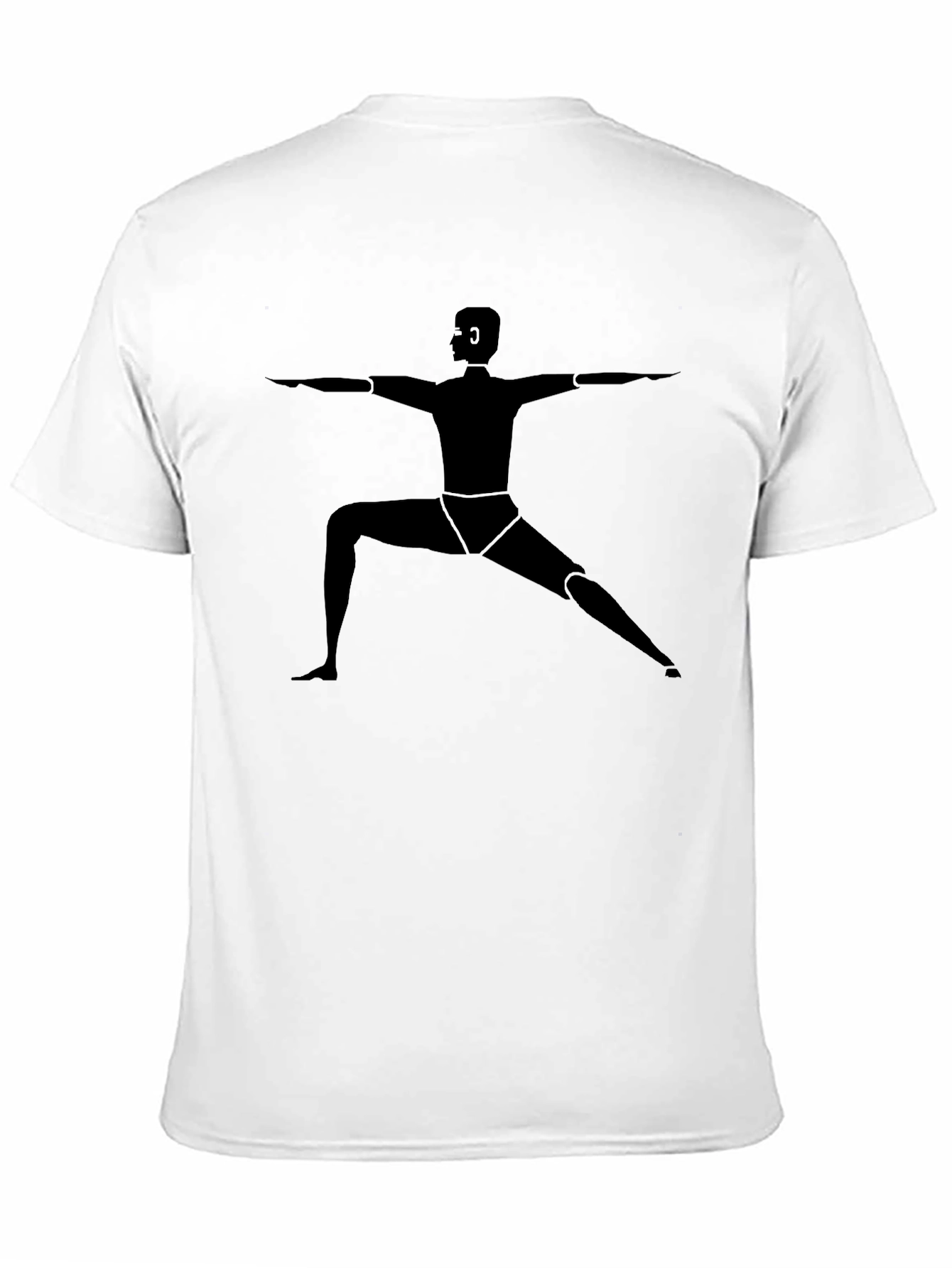 Warrior Pose Graphic Tee - Yoga Inspired T-Shirt