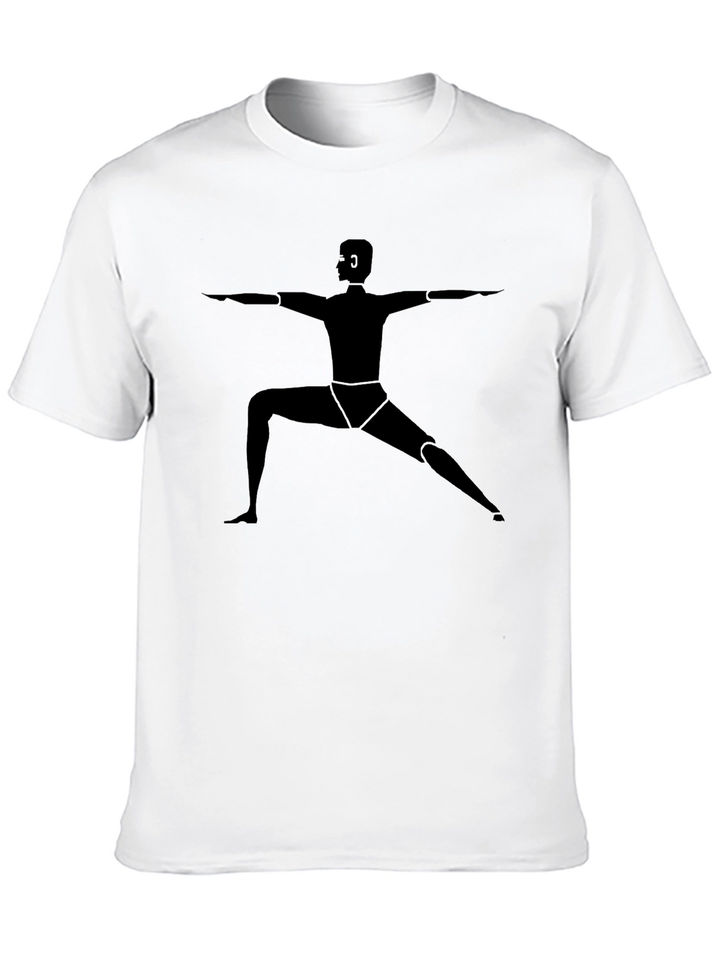 Warrior Pose Graphic Tee - Yoga Inspired T-Shirt