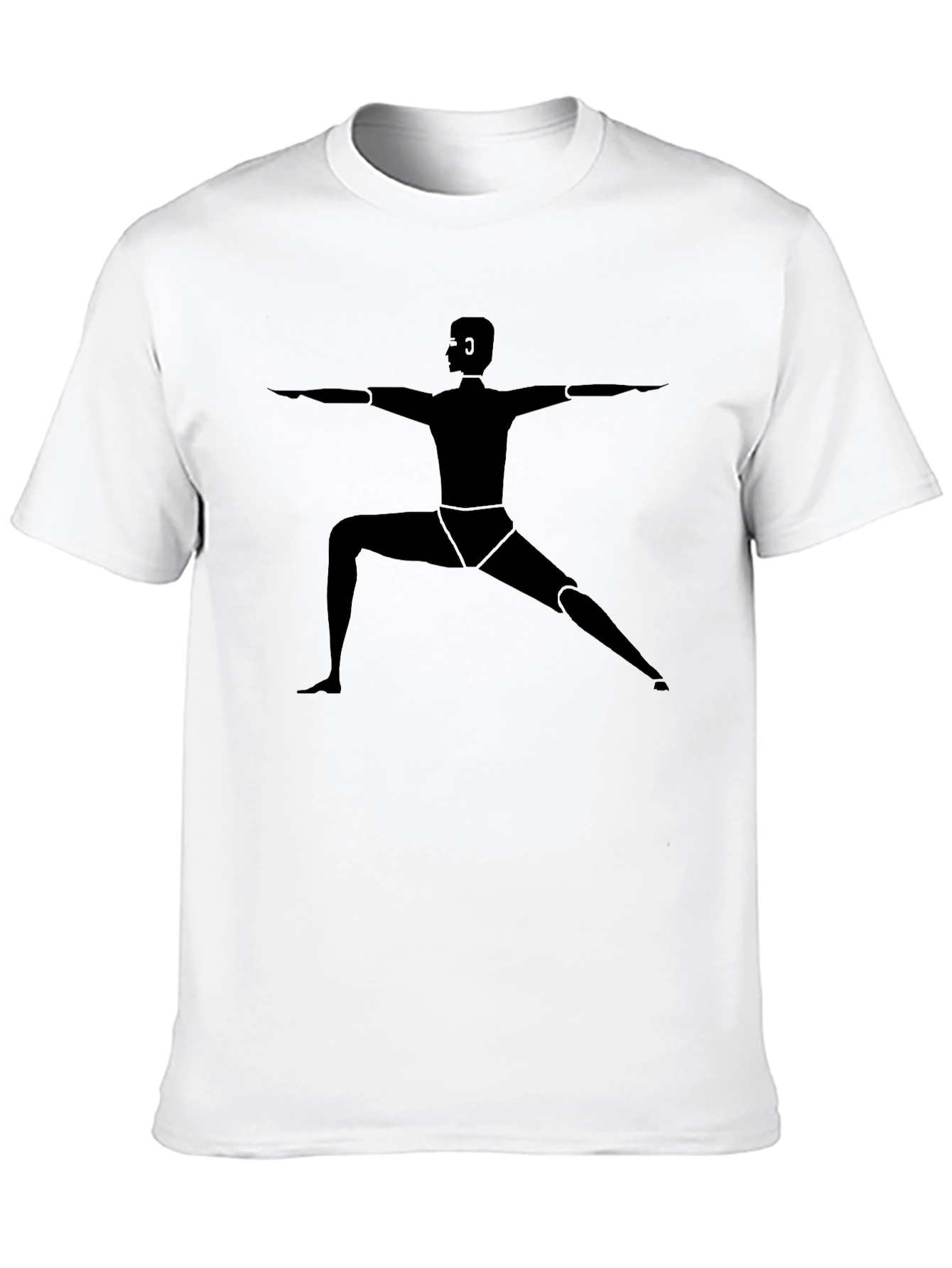 Warrior Pose Graphic Tee - Yoga Inspired T-Shirt