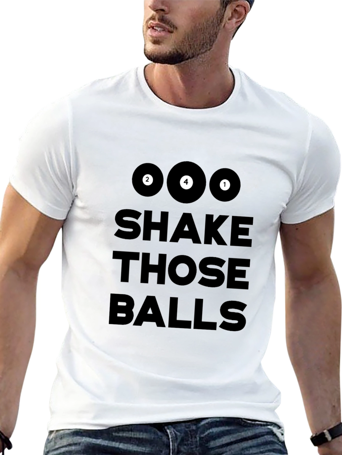Shake Those Balls Graphic Tee - Bold Statement T-Shirt