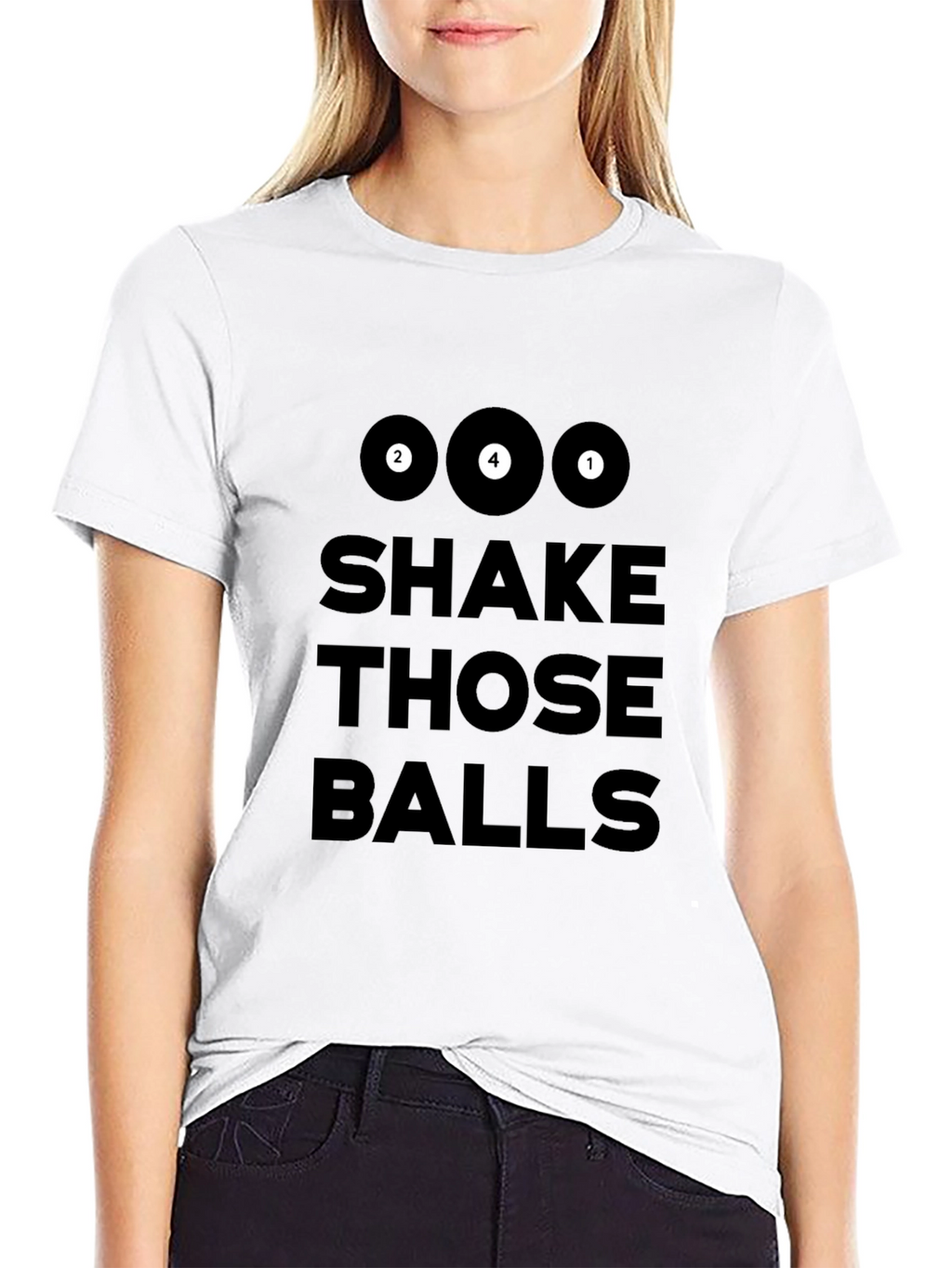 Shake Those Balls Graphic Tee - Bold Statement T-Shirt
