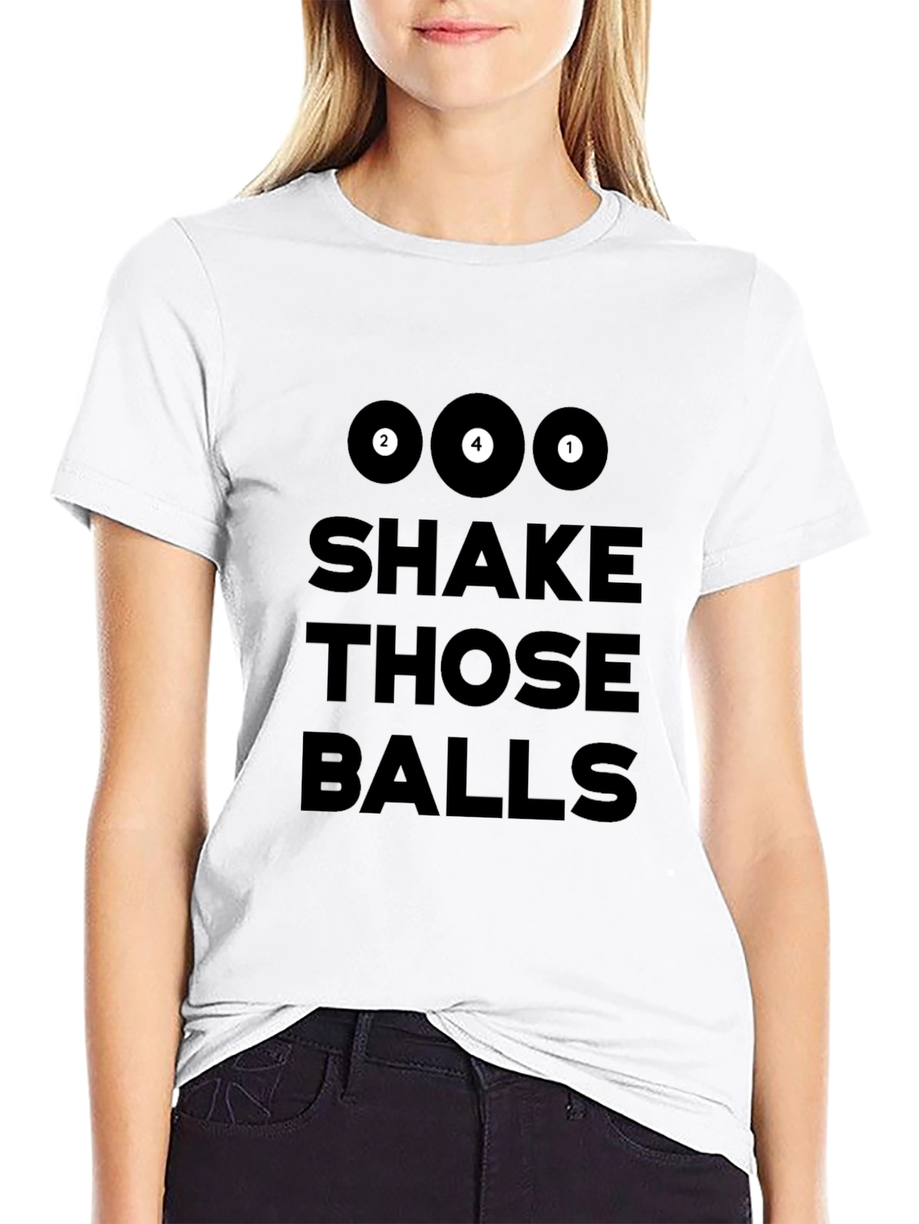 Shake Those Balls Graphic Tee - Bold Statement T-Shirt