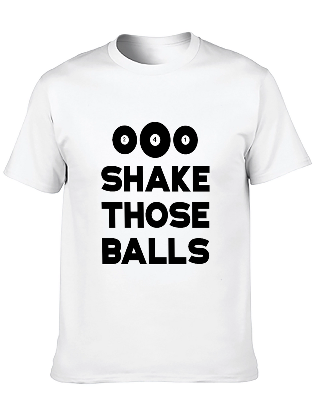 Shake Those Balls Graphic Tee - Bold Statement T-Shirt