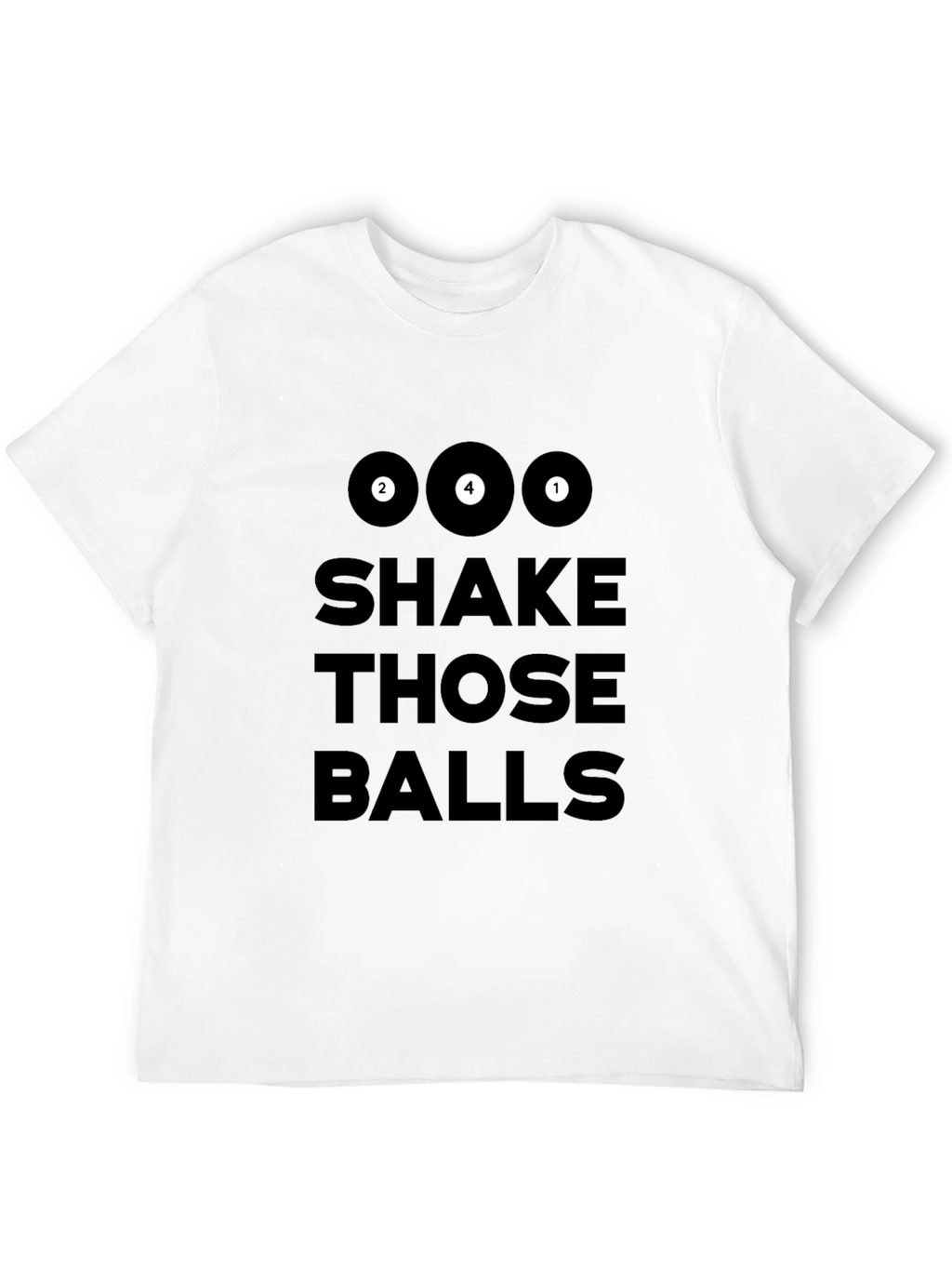 Shake Those Balls Graphic Tee - Bold Statement T-Shirt