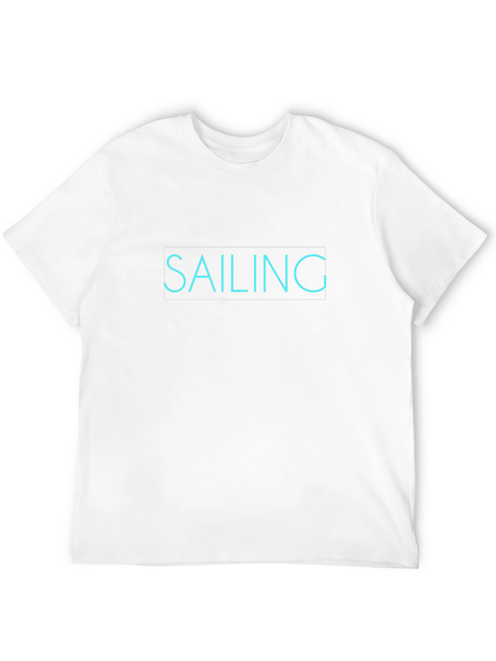 Sailing Graphic Tee - Black Cotton Comfort Fit
