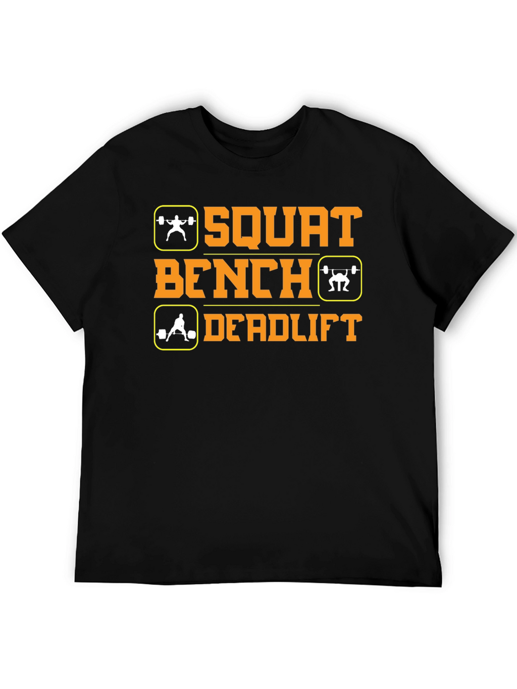 Squat Bench Deadlift Workout Gym T-Shirt