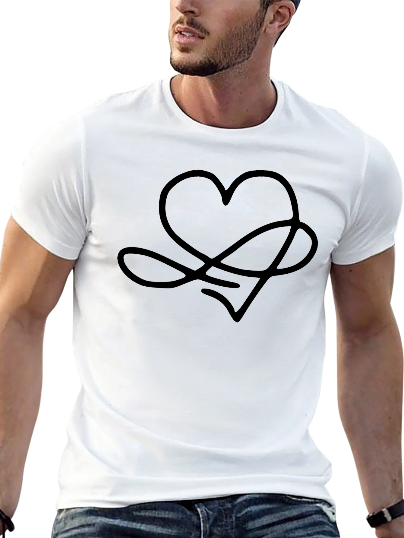 Love Yourself Black Tee