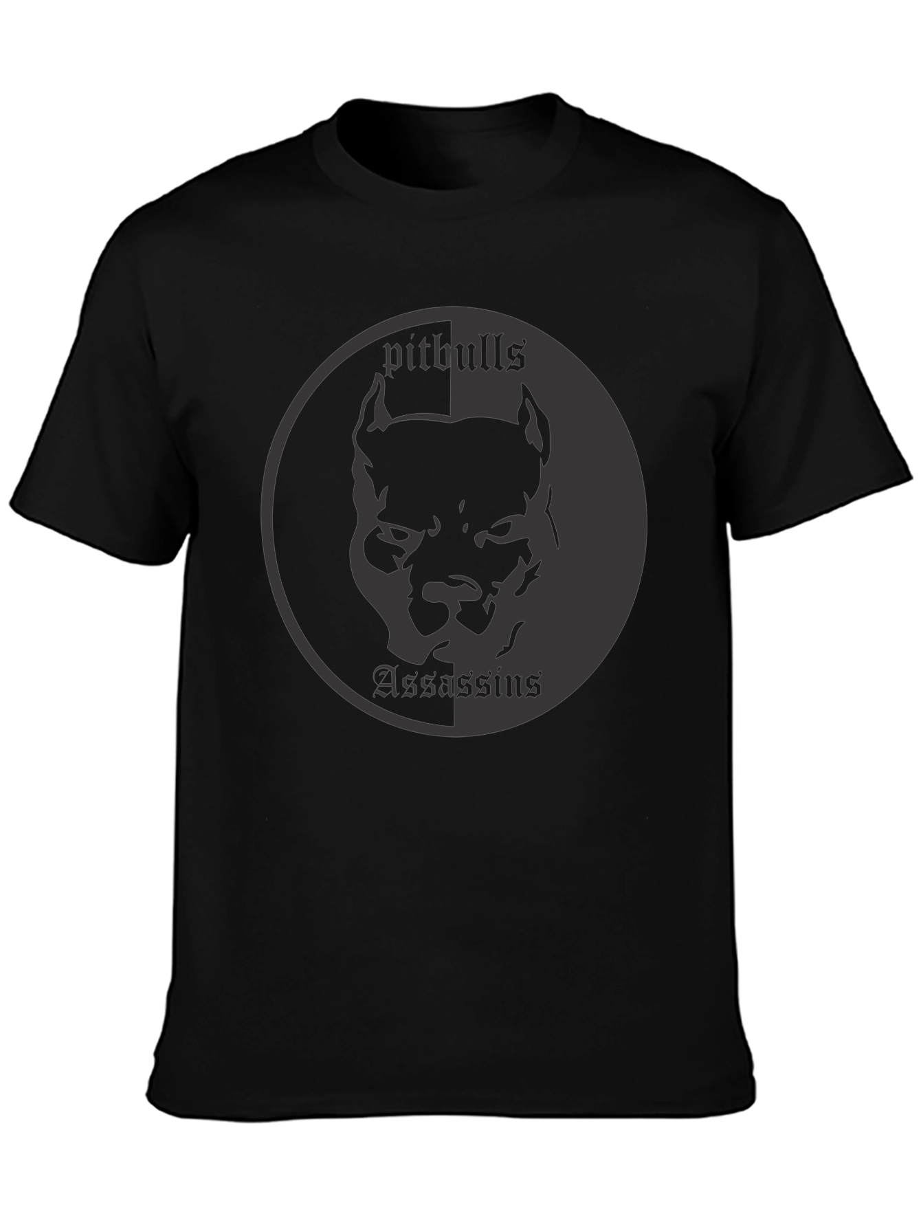 Pitbull Assassins Graphic Tee - Mens Black T-Shirt