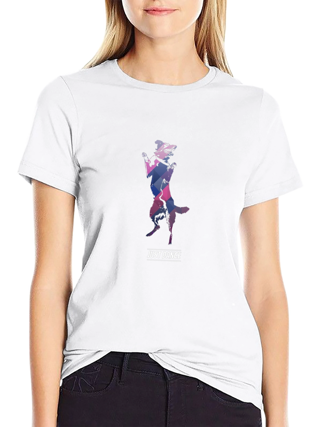 Just Dance Dog Graphic Tee - Black