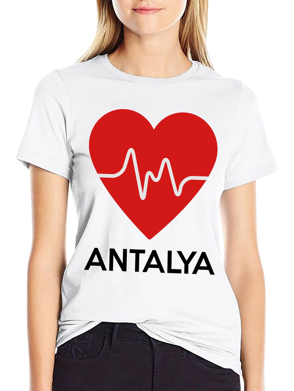 Antalya Heartbeat Graphic T-Shirt