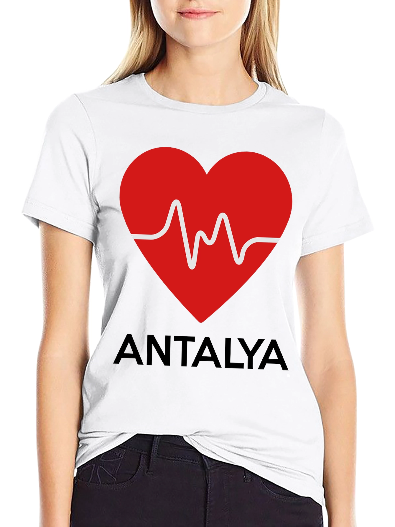 Antalya Heartbeat Graphic T-Shirt