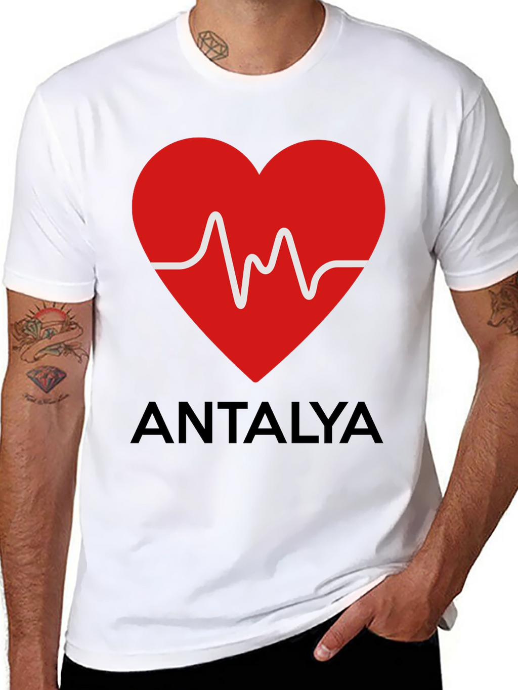 Antalya Heartbeat Graphic T-Shirt