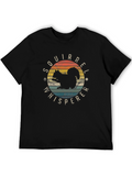 Squirrel Whisperer Retro Graphic Tee
